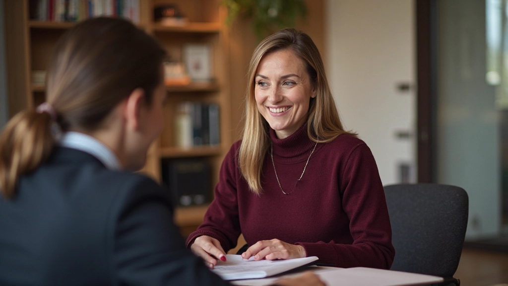 Career mentor discussing professional development and certification strategy